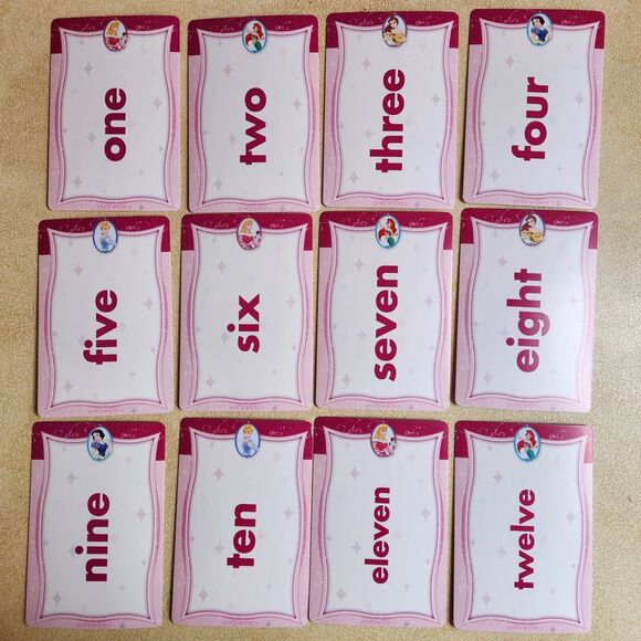 Pre-School Flash Cards Asst Lot-Playskool, Dr. Seuss, Disney Princess - Picture 8 of 16